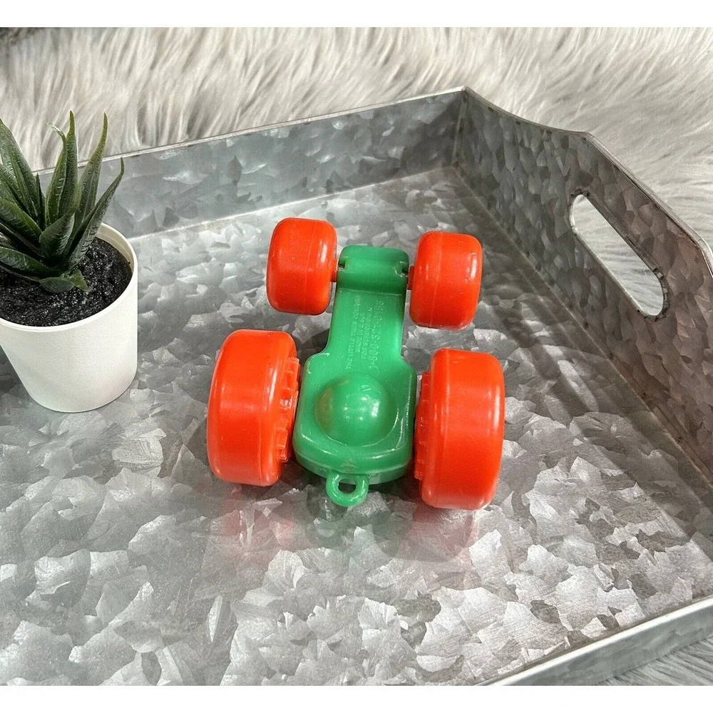 Vintage 80s 90s Little Tikes Toddle‎ Tots Green Tractor Vehicle